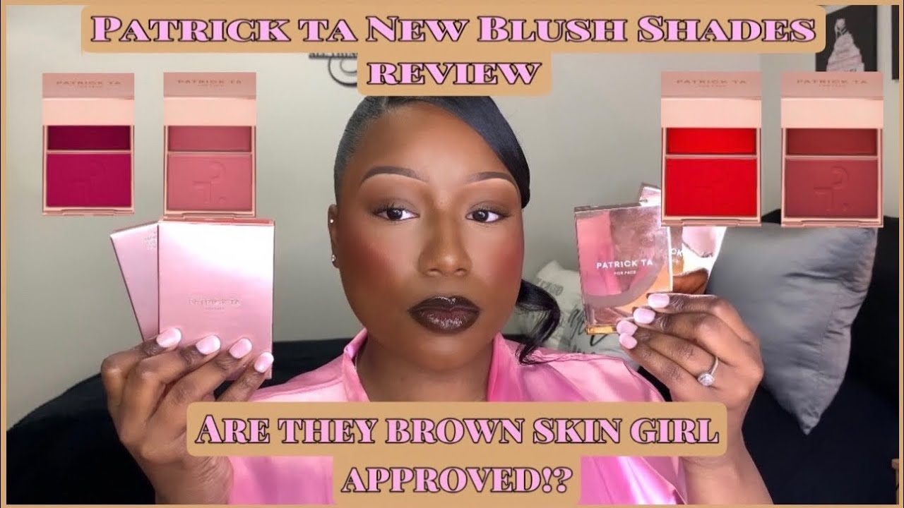 *НОВИНКА* Оттенки румян Patrick Ta | Обзор + Демонстрация | Свотчи #patrickta #patricktabeauty #b...