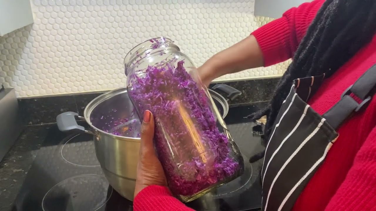 Making Grape jam, Kimchi and Sauerkraut/Garden Protection/ planting Winter sown Plants ❤️😊💚