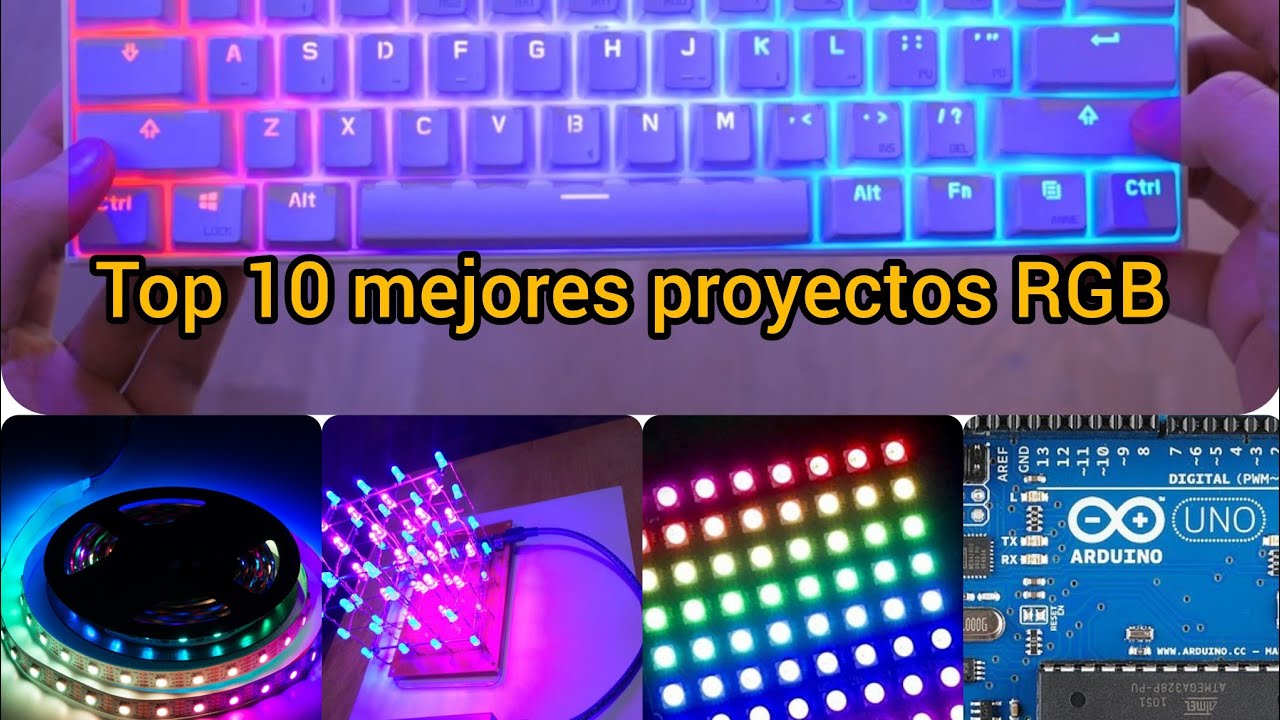 Top 10🔥 mejores proyectos de luces leds con Arduino 🔥