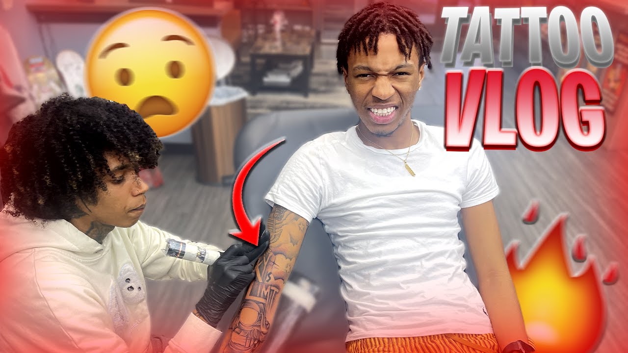 GETTING MY MOST PAINFUL TATTOO! (HALF SLEEVE)