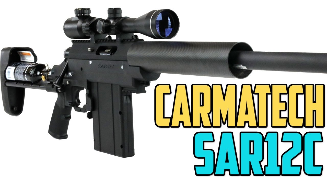 Carmatech SAR12C Paintball Gun - 4K