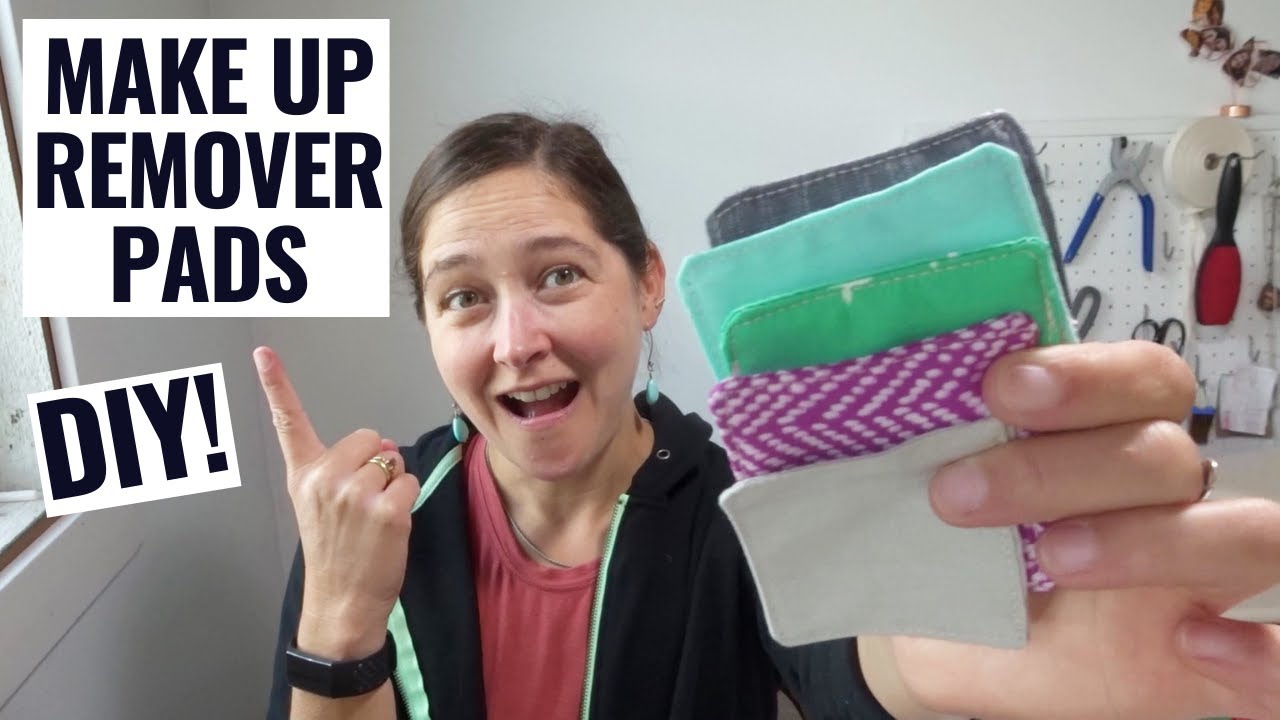How to sew reusable make up remover pads