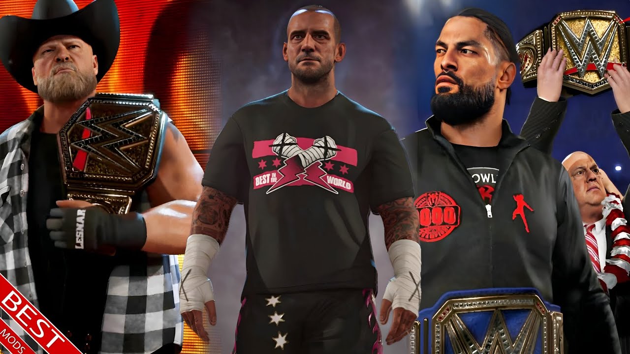 WWE 2K23: GOATED ! 🐐 Mods That Will Enhance Your Game To Next Level 💯 | WWE2K23 PC MODS