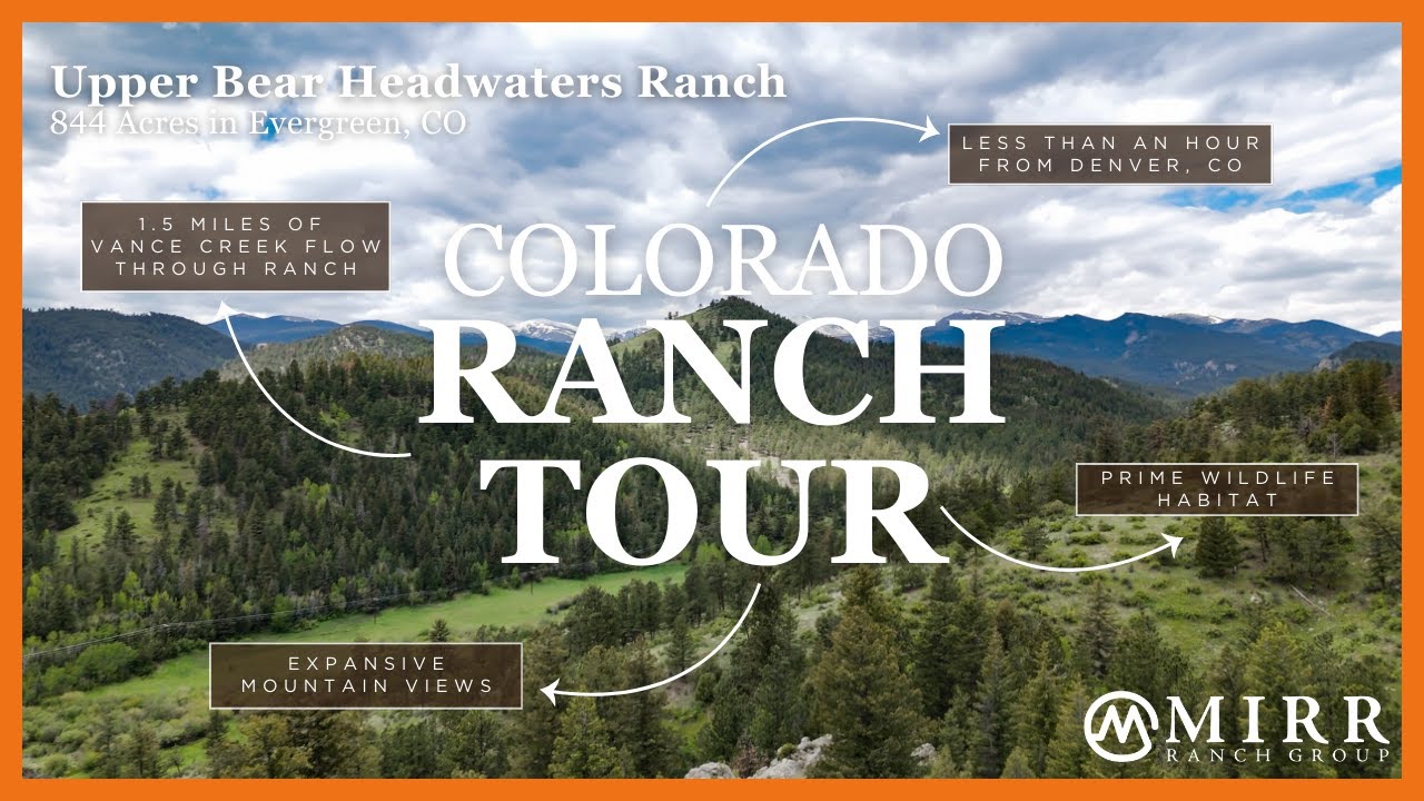 Upper Bear Headwaters Ranch: Well-Balanced and Rare Front Range Foothills Property for Sale