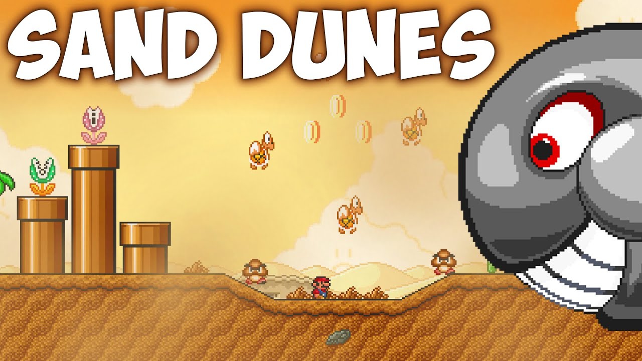 SMBX2 Custom Level • Sand Dunes by me (LooKiCH/Lukinsky)