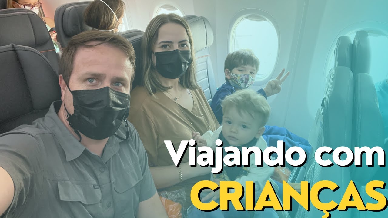 CHEGANDO EM PUNTA CANA - AEROPORTO  E AVIÃO COM 2 CRIANÇAS - VLOG 1