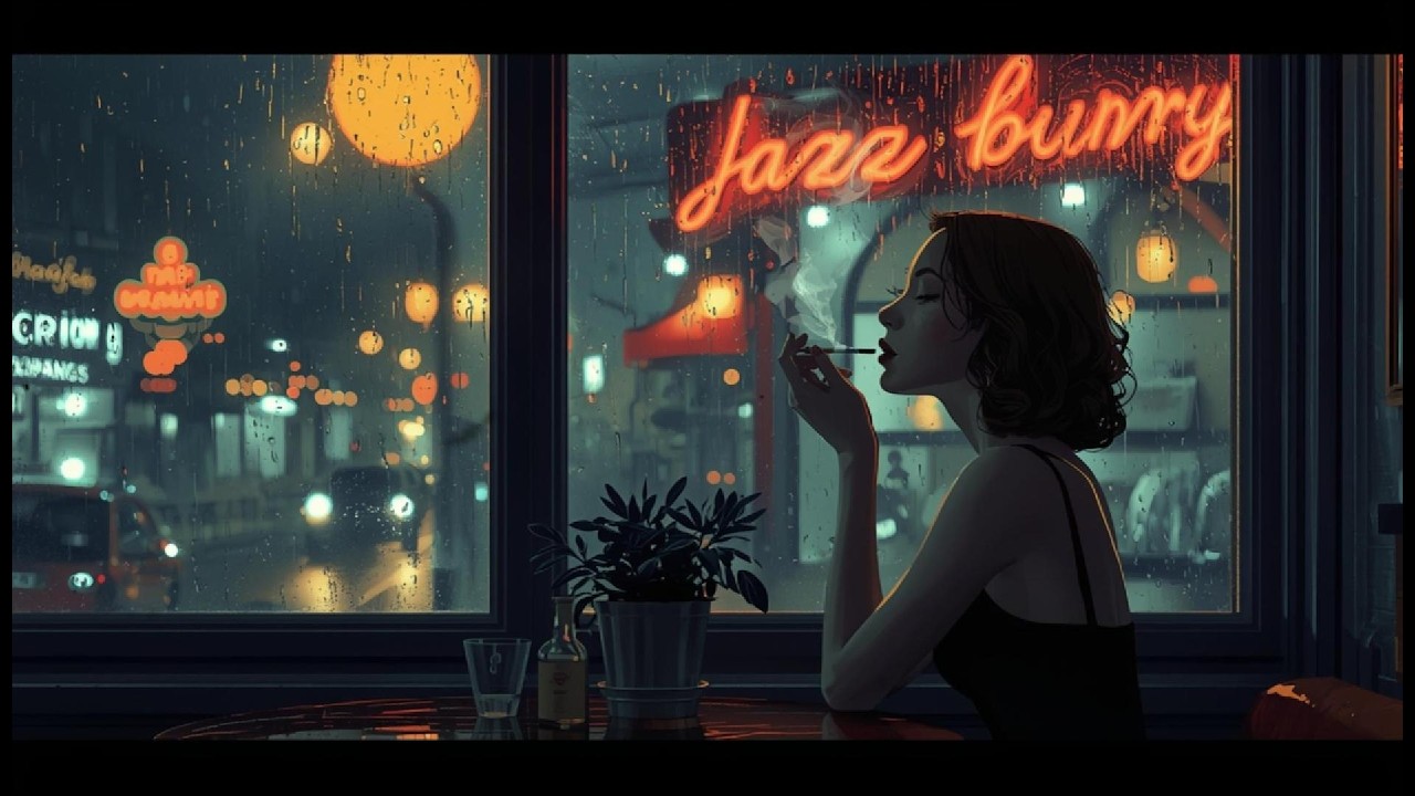 Smooth Jazz for Relaxing ☕ Night Aesthetic & Calm