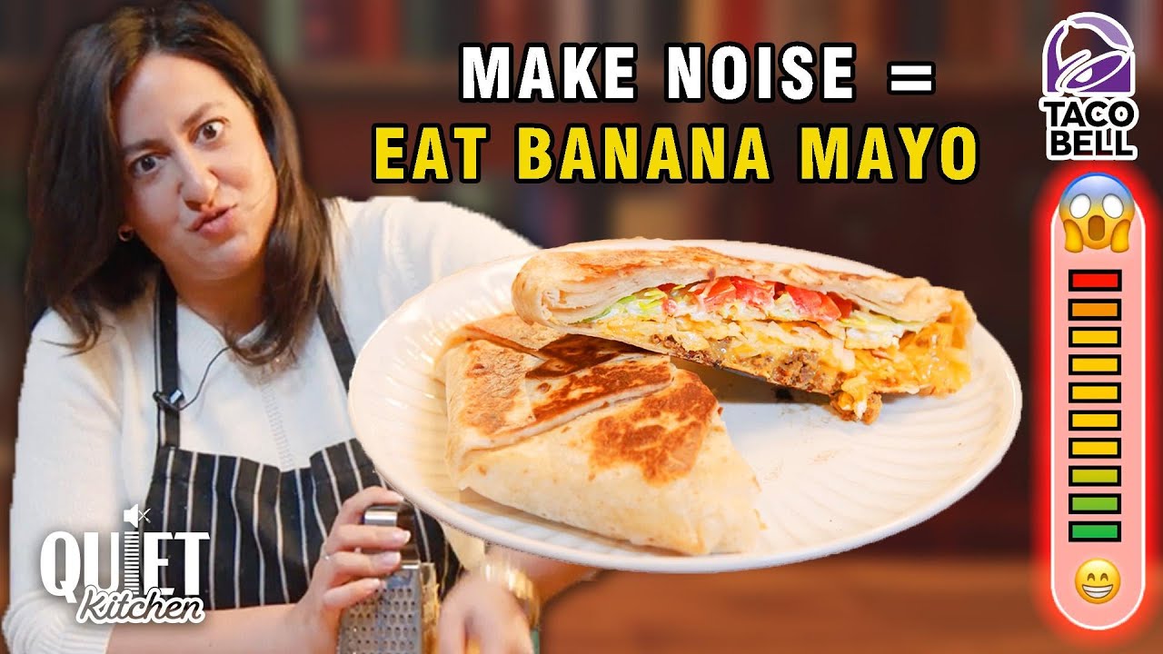 Вызов Crunchwrap Supreme ASMR | Тихая кухня | Николь Энаяти