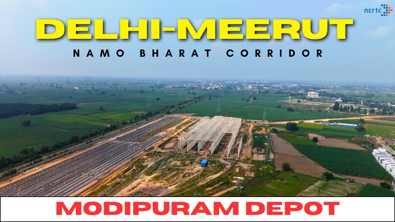 दिल्ली-मेरठ Namo Bharat Corridor : Modipuram Depot | September 2025 Update #detoxtraveller