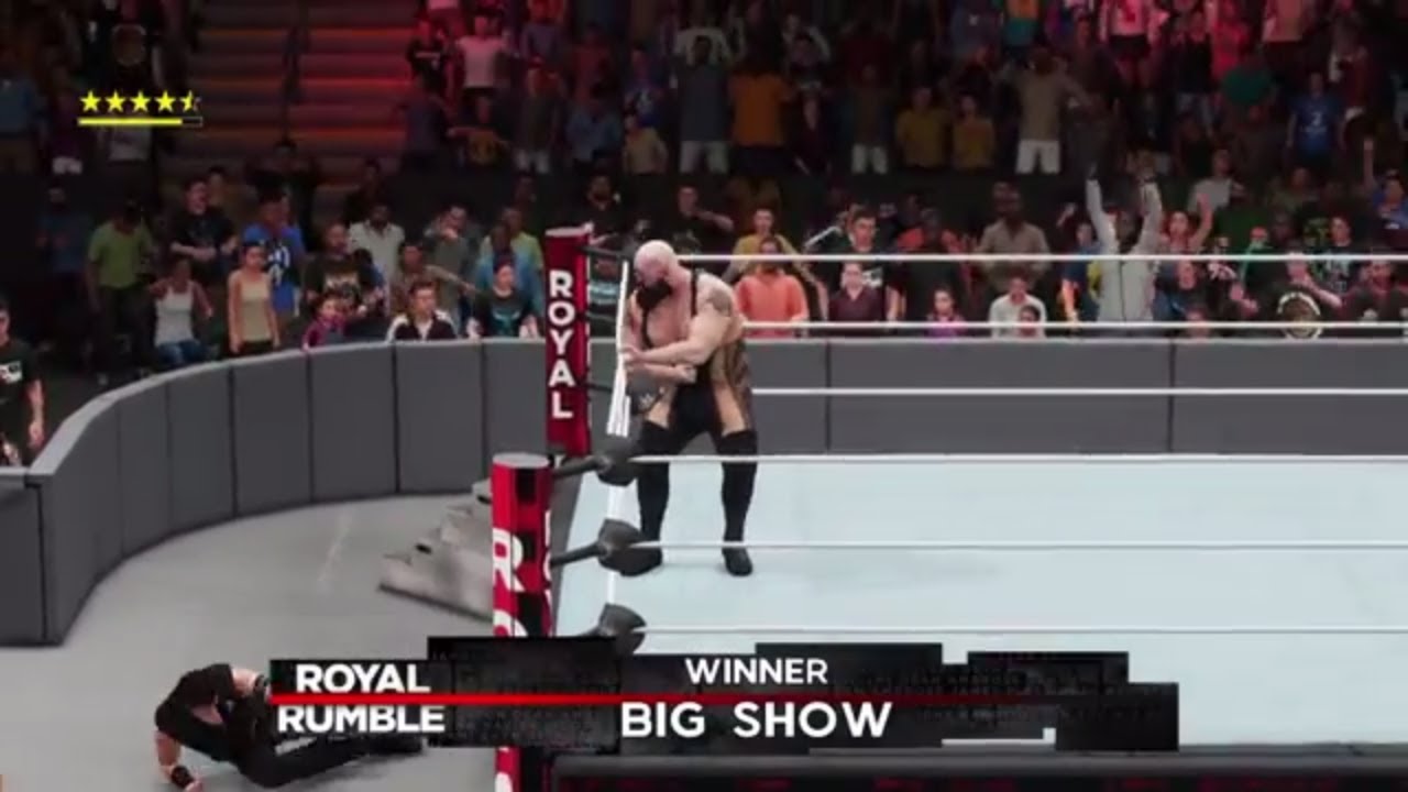 WWE 2K18 Big Show In A Requested Royal Rumble Match