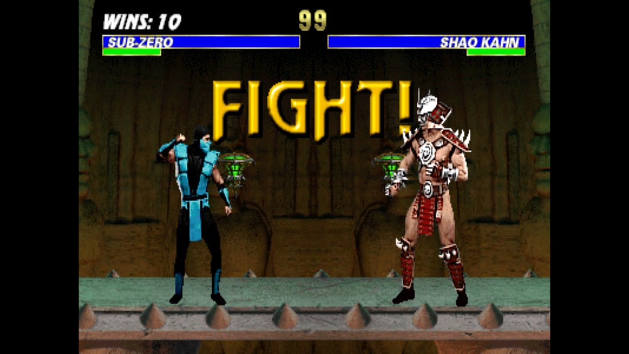 Ultimate Mortal Kombat 3 — Классический Саб-Зиро (без урона) (Очень сложный/Мастер-ладдер II)
