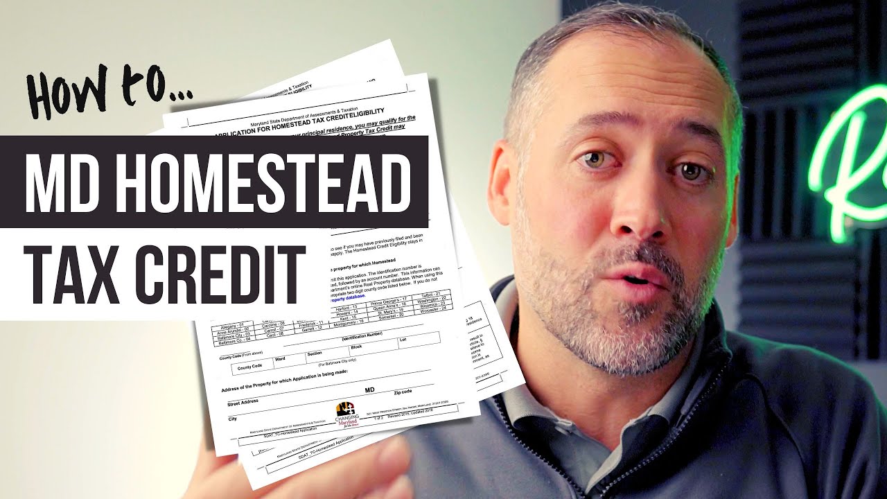 How to Apply for the Maryland Homestead Tax Credit