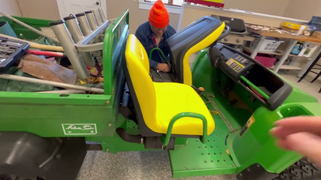 John Deere Gator Seat Replacement Demonstration
