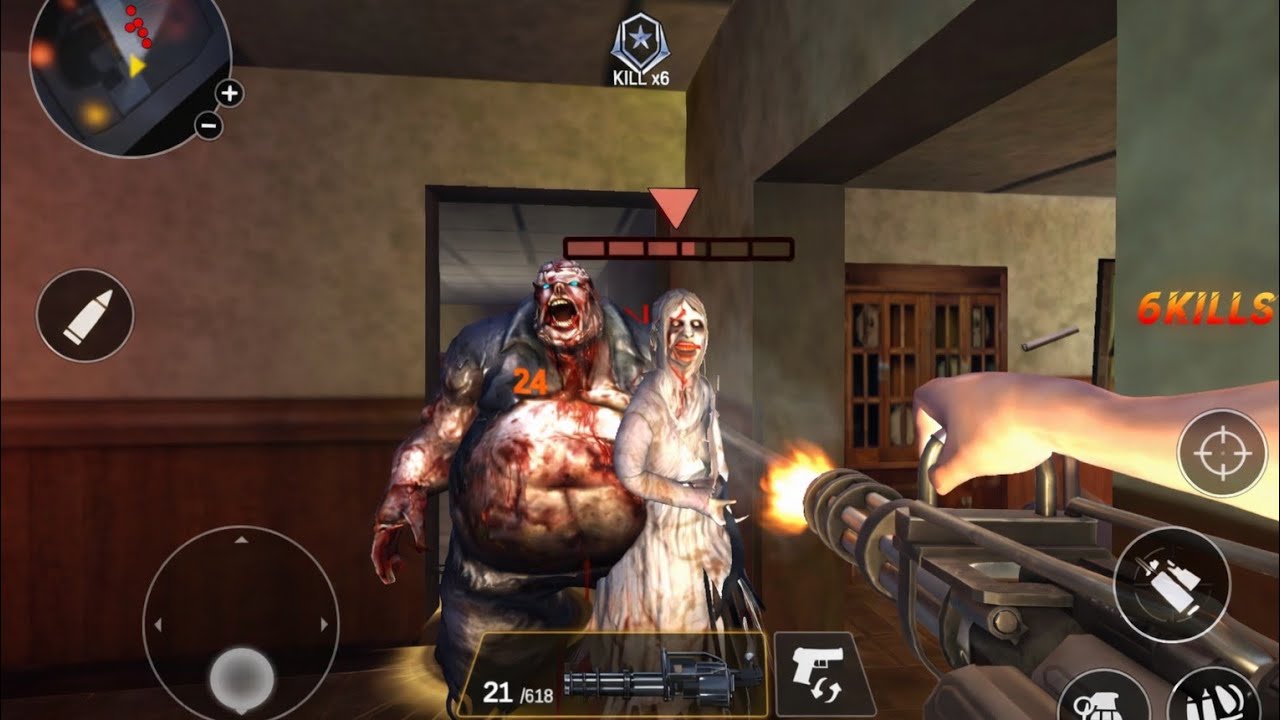 Zombi haveli🏚️ || INSANE Zombie Boss Fight 😱 | Non-Stop Action FPS Gameplay #zombie 