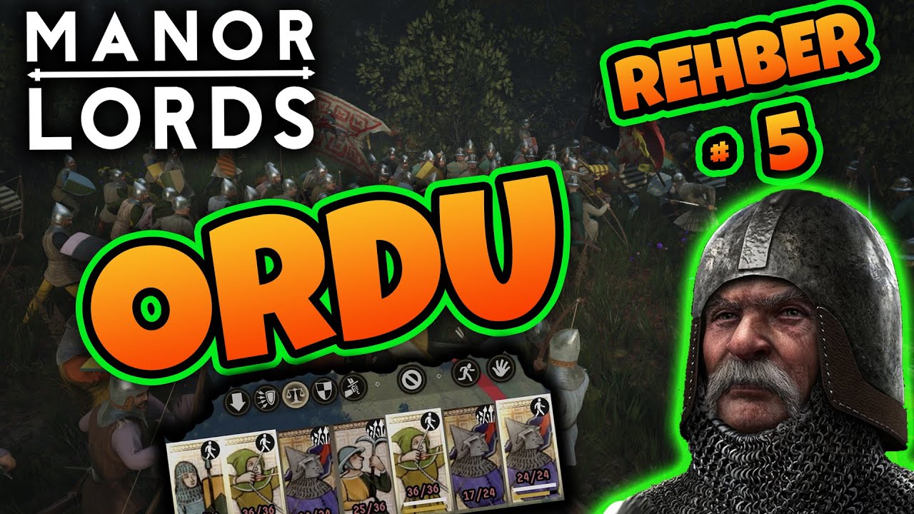Manor Lords Ordu Rehber #5 ⚔️ Savaş 🏹 Taktikler 🗡️ Zırh ve Silah