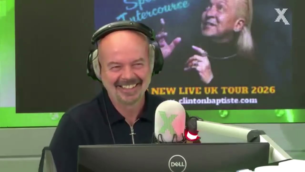 Клинтон Баптист на Radio X с Крисом Мойлсом 4 июня 2025 г.
