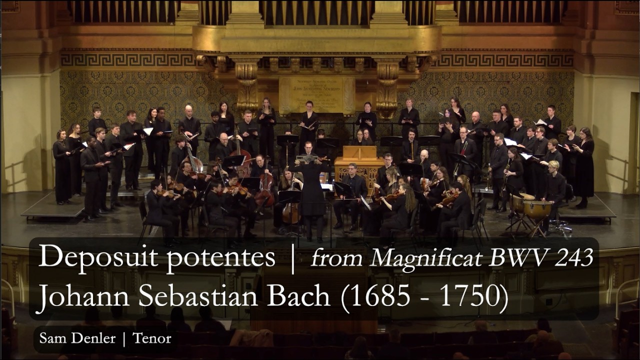 J.S. Bach - Deposuit potentes - from Magnificat BWV 243 | Sam Denler, tenor