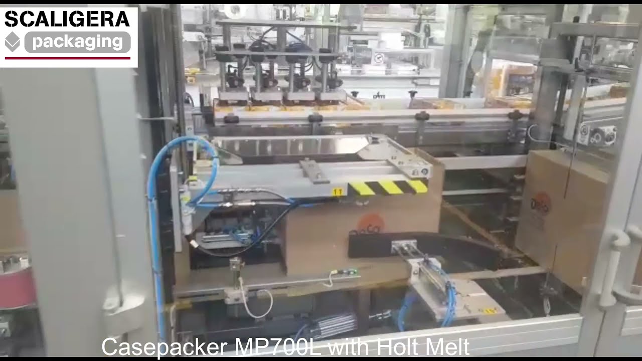 SCALIGERA PACKAGING Incartonatrice Case Packer MP700L per Flow Pack