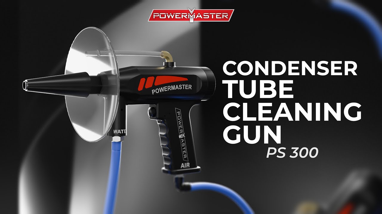 Condenser Tube Cleaning Gun |  PS 300 Power Strike Condenser Tube Cleaning Gun | 3D Model #tubetools