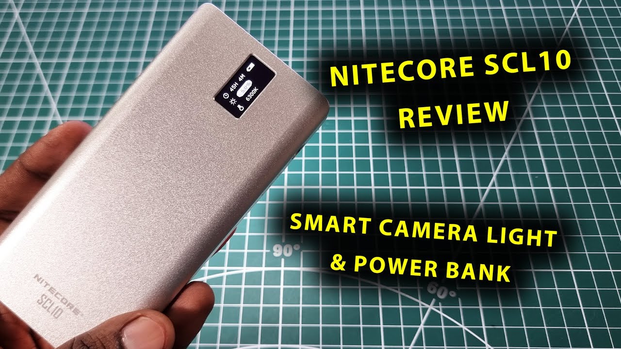 Nitecore SCL10 Review: Best Smart Camera Light & Power Bank! (2-in-1)