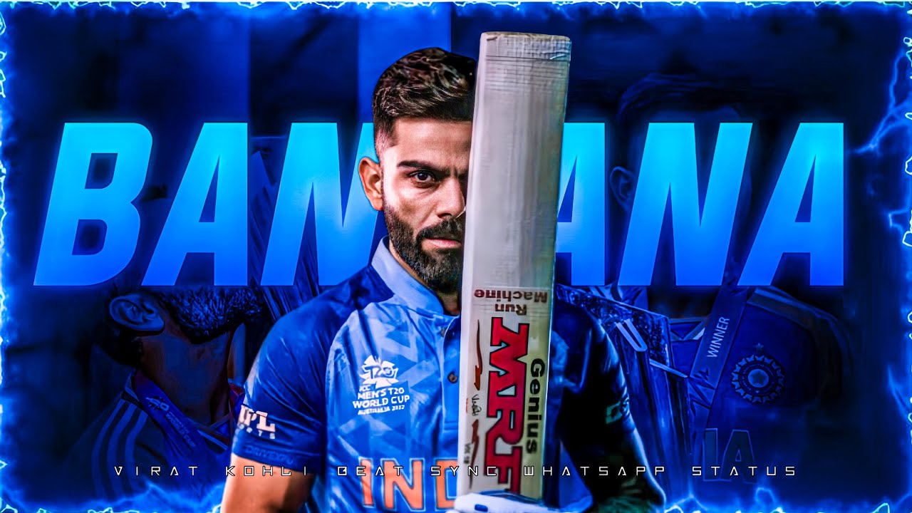 Bandana🔥• Virat Kohli Beat Sync WhatsApp Status 🤩•Bandana X Virat Kohli ✨• JVD Syncz 🔥