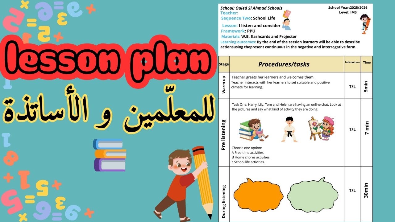 كيفاش تصمّم Lesson Plan احترافي في Canva | تخطيط الدروس بسهولة للمعلّمين