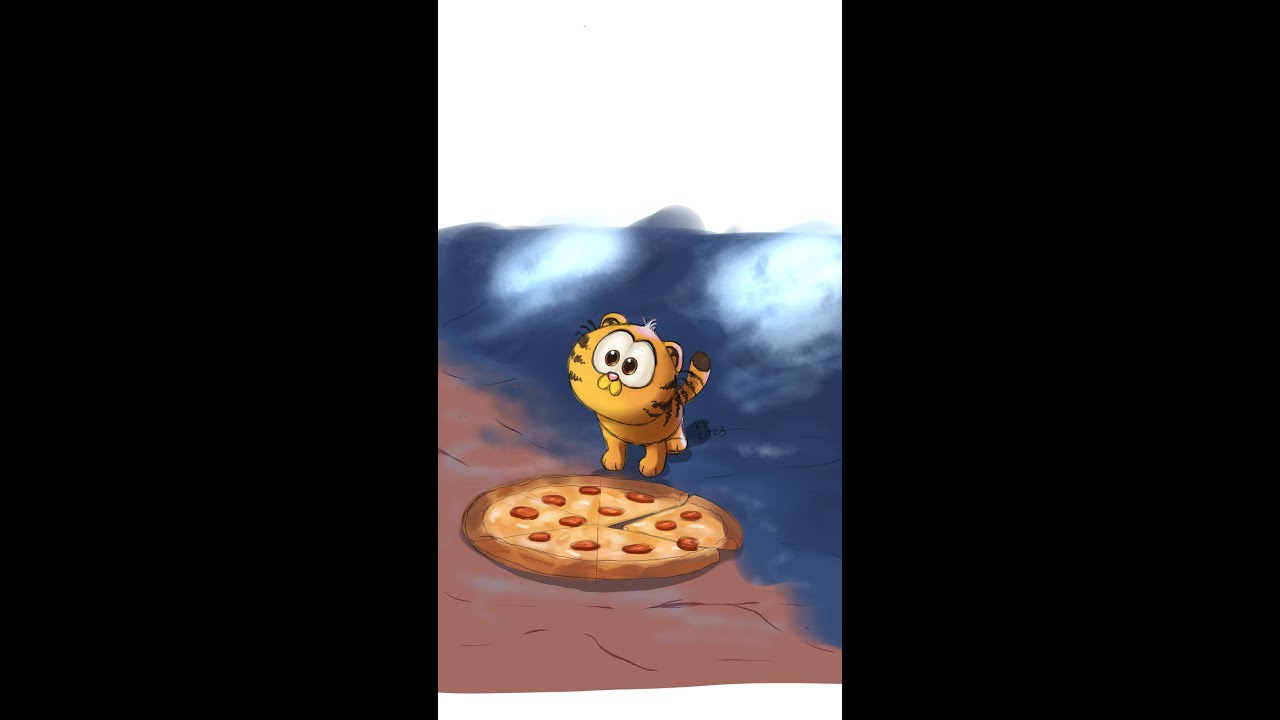 Fan Art Friday - Garfield 😺🍝