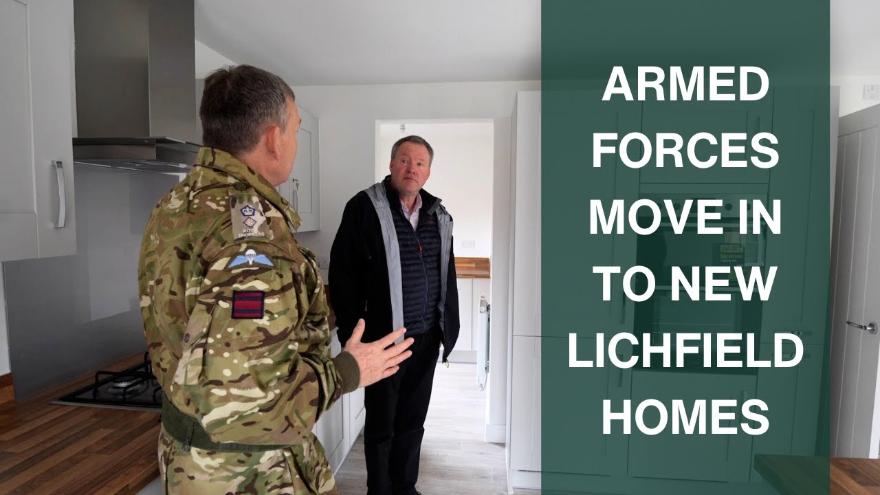Armed Forces families move into new Lichfield homes