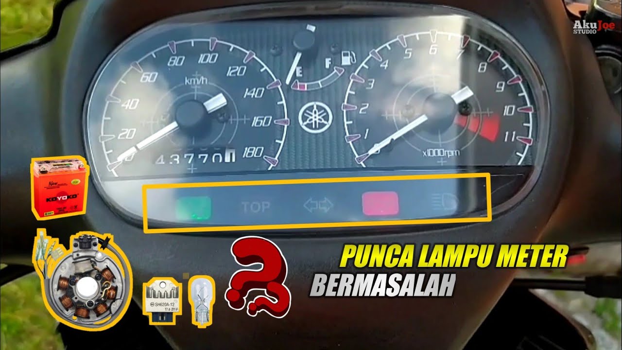 Masalah Lampu Meter Tak Berfungsi 125ZR #234