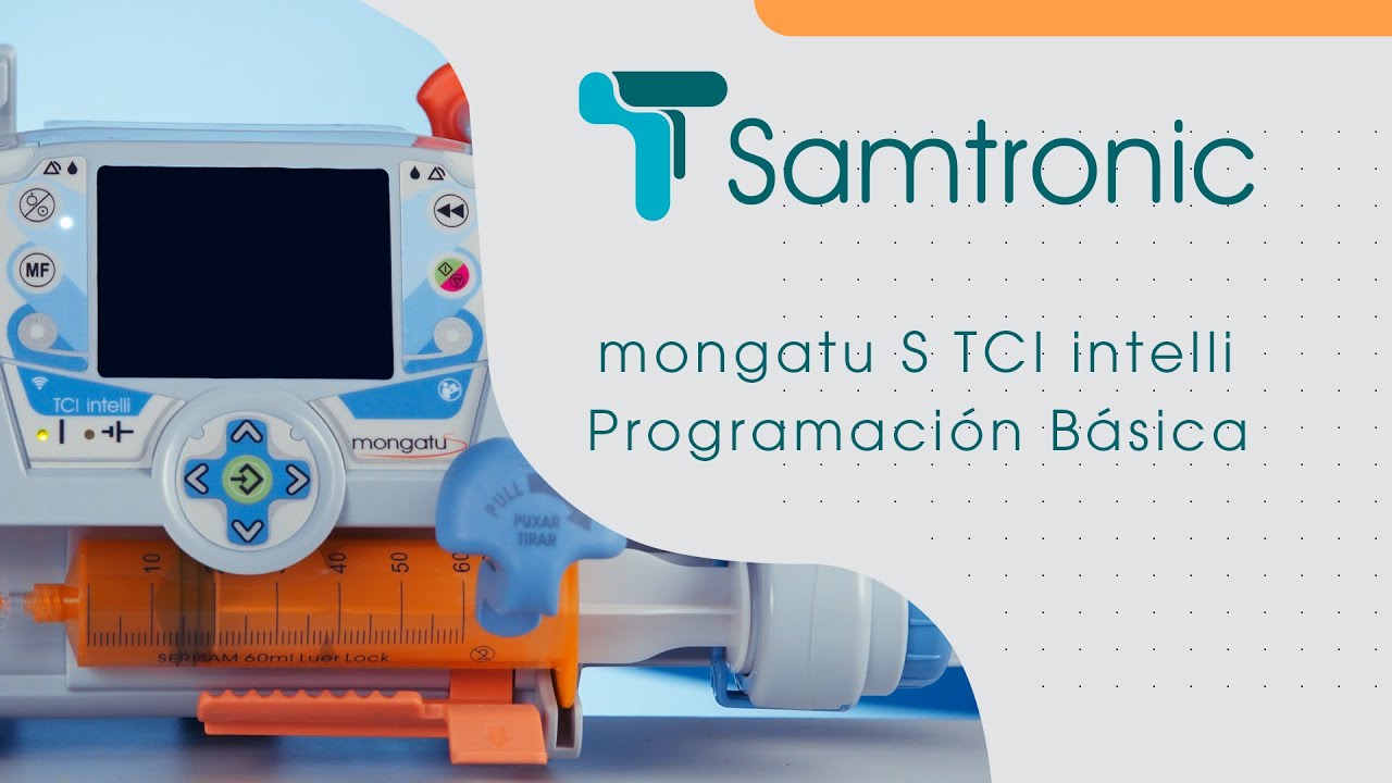 Programación básica de la bomba de infusión Samtronic Mongatu S Intelli: Primeros pasos | Español