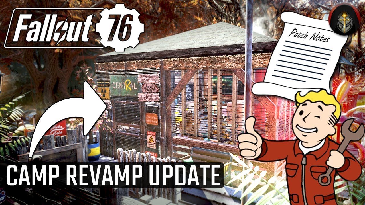FALLOUT 76 | A Good Update With MISSED OPPORTUNITIES | Camp Revamp Features.