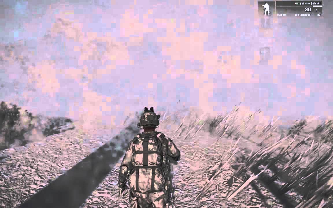 Arma 3 snow effect - daylight blizzard