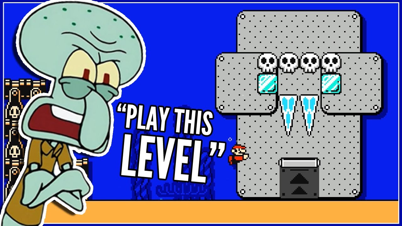 Squidward Picked a Mario Maker Level For Me To Play...