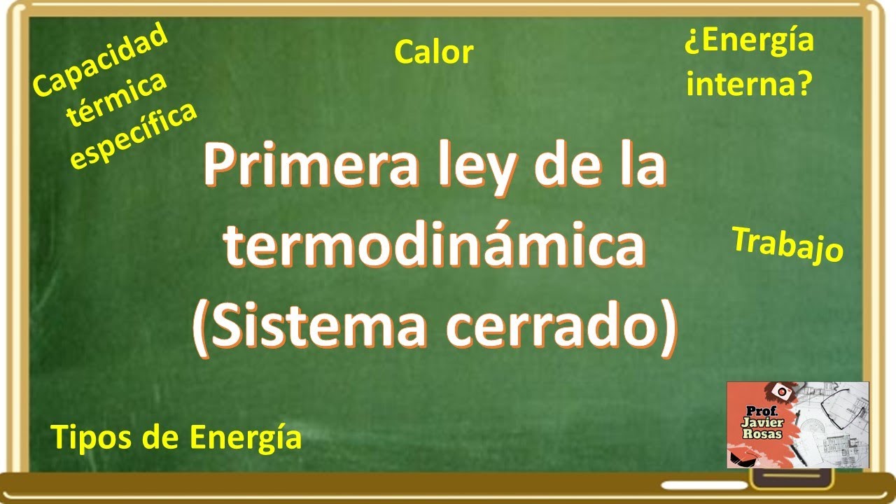 Primera ley de la termodinámica (Sistemas cerrados) || Termodinámica