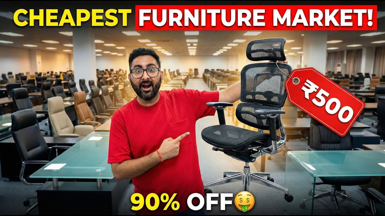 Inside China’s Biggest Office Furniture Market 🇨🇳 | Foshan Dongheng Furniture City Full Tour