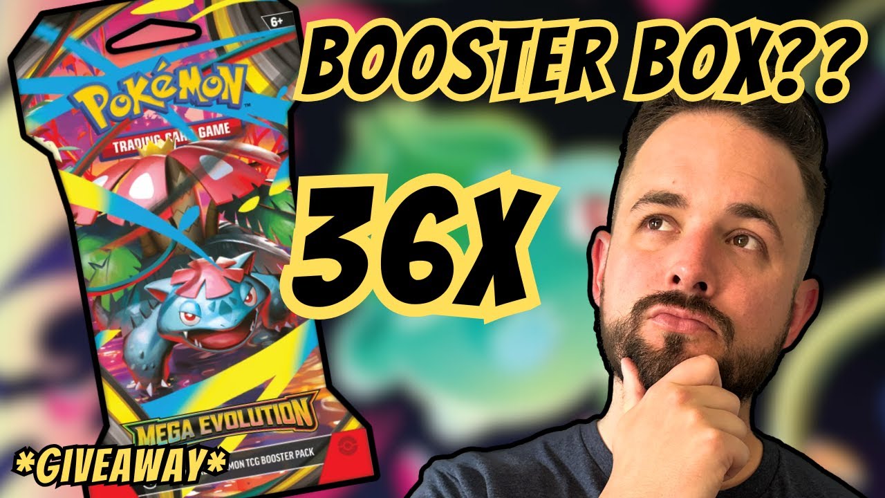 Давайте ОТКРОЙМЕМ 36X упаковок бустеров Mega Evolution в рукавах!!