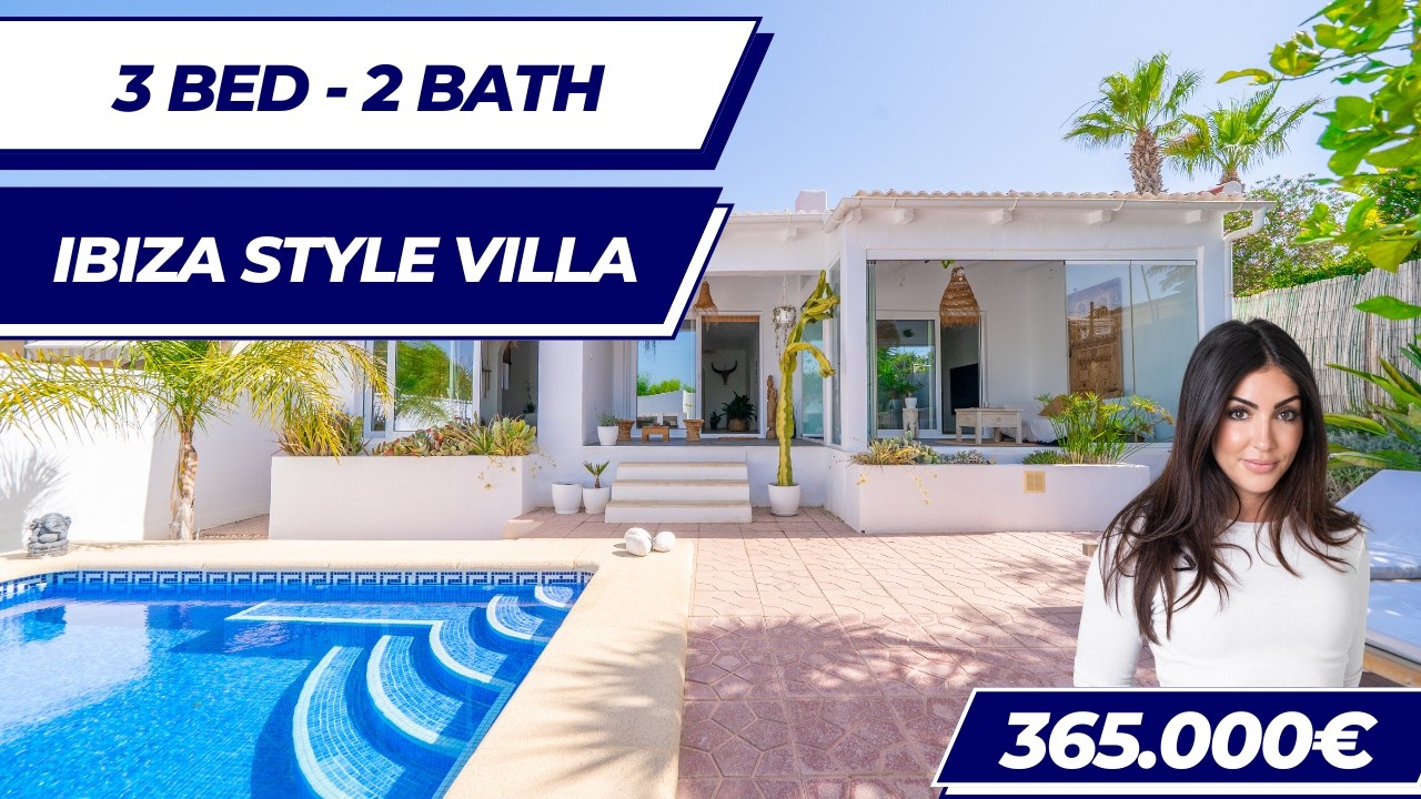 🏠 Modern Ibiza Style Villa for Sale in La Marina, Costa Blanca 🏊&zwj;♂️ | Ref. 6196