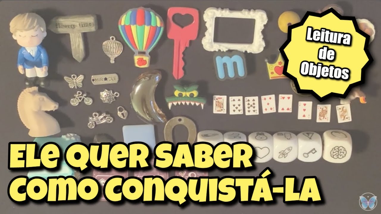 Ele Quer Saber Como Conquistá-la (Amor) 🦄💙⭐ Leitura de Objetos