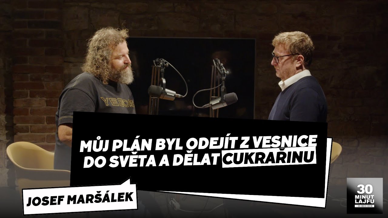 JOSEF MAR&Scaron;&Aacute;LEK: Můj pl&aacute;n byl odej&iacute;t z vesnice do světa a dělat cukrařinu