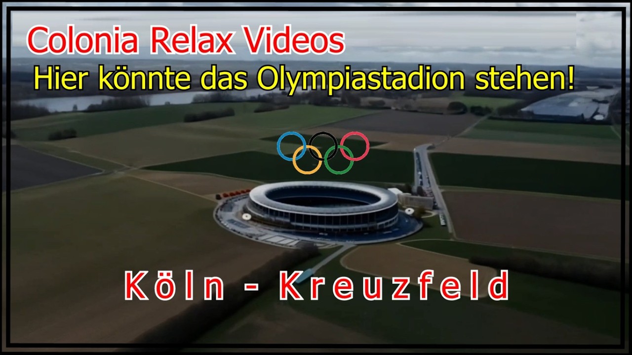 Schloss Arff und der Stadtteil den es noch nicht gibt. Köln - Kreuzfeld + Olympia Stadion ab 2036