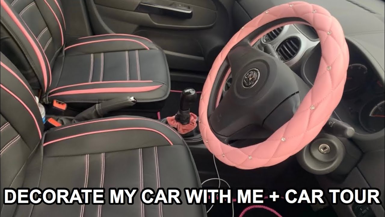 DECORATE MY CAR WITH ME + CAR TOUR
