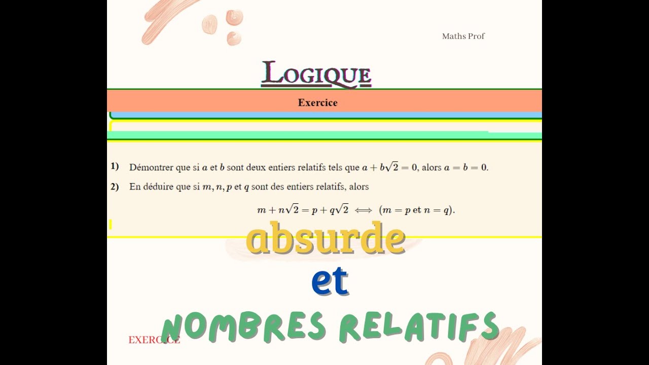 Bien utiliser l'absurde | a+b.sqrt(2) est irrationnel