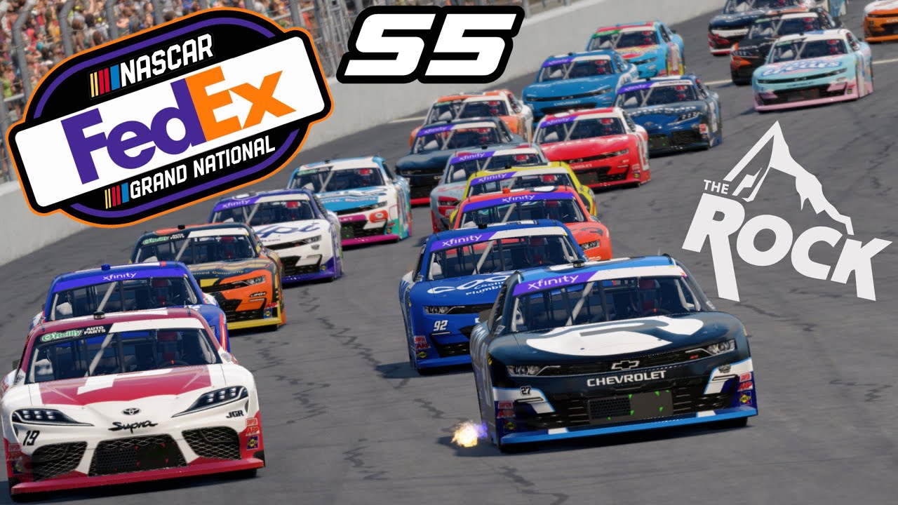 NASCAR iRacing FedEx Grand National Series S5 R7 Rockingham LIVE