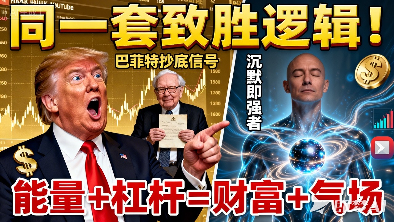 巴菲特 95 歲遺信藏資本棋局！沉默者的聚能邏輯，竟和美股抄底密碼相通    #巴菲特 #美股抄底 #資本棋局 #沉默的力量 #強者气场 #能量聚集，