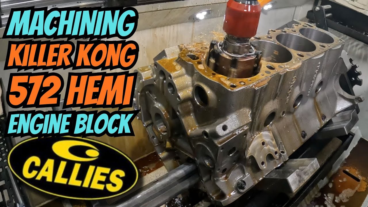 Boring, Honing & Checking Deck Surfaces; KILLER KONG 572 HEMI Build Part 1