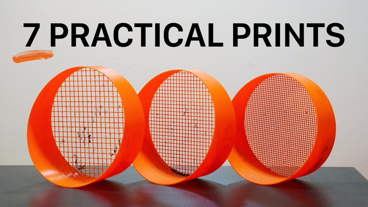 7 actually PRACTICAL 3D prints