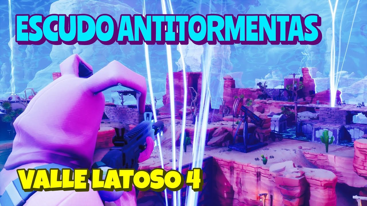 VALLE LATOSO 4 - ESCUDO ANTITORMENTAS en SOLO - Fortnite Salvar el Mundo