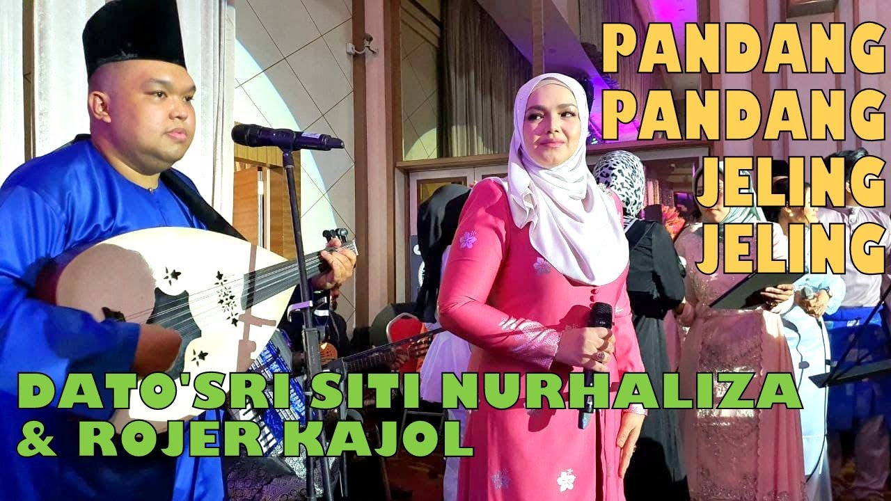 PANDANG-PANDANG JELING-JELING (INANG) cover by DATO' SRI SITI NURHALIZA  ft ROJER KAJOL & GHAJMAS.