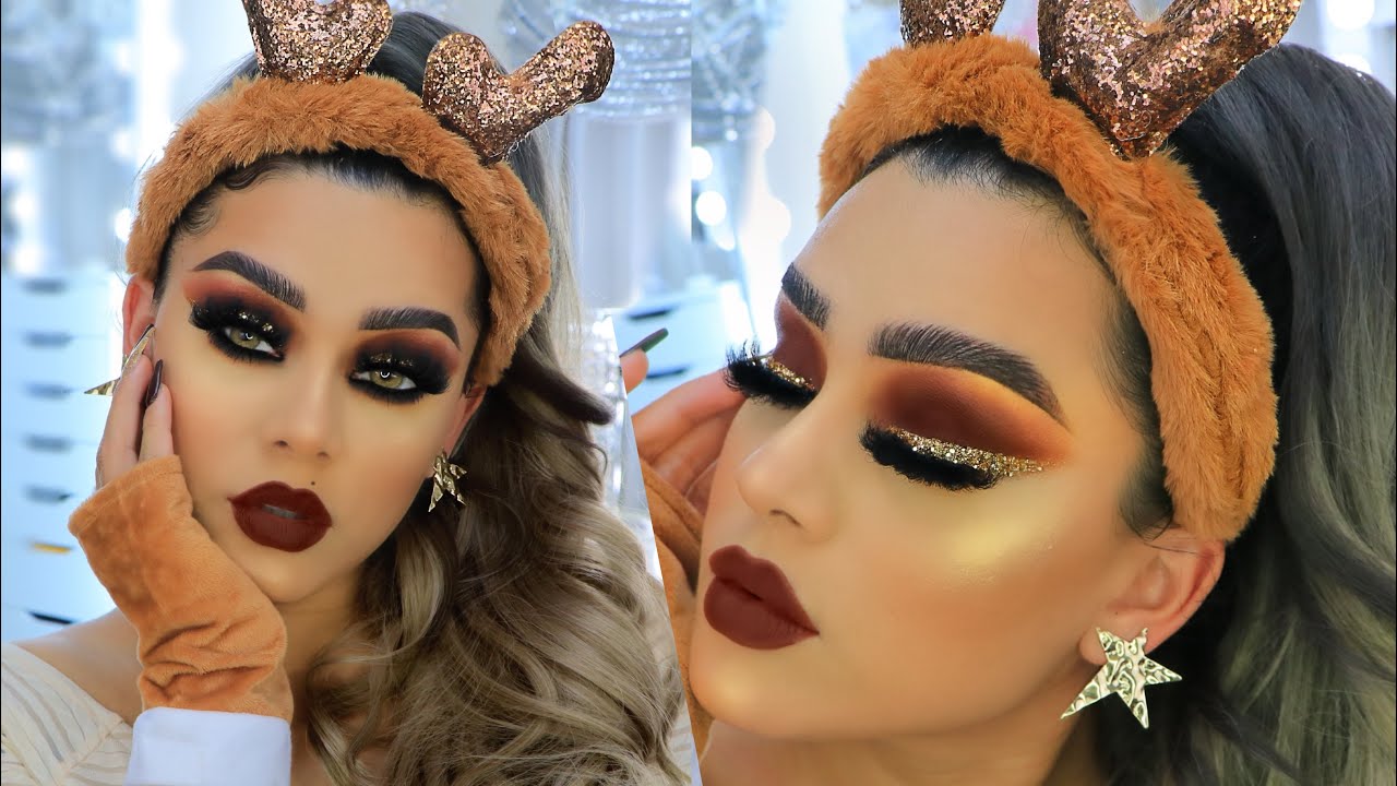 MAQUILLAJE FÁCIL Y RÁPIDO PARA NAVIDAD O AÑO NUEVO.