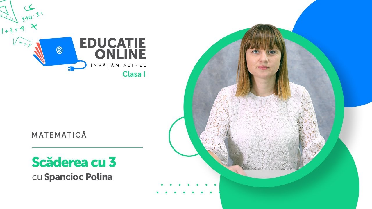 Matematică, clasa I, Scăderea cu 3